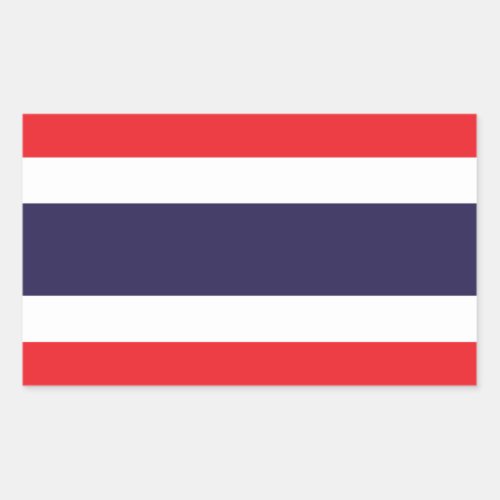 Thailand _ Thai Flag Rectangular Sticker