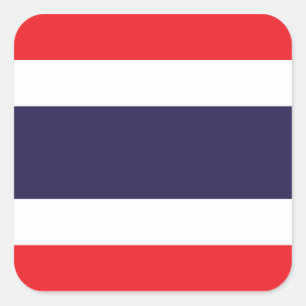 Thailand/Thai Flag Square Sticker
