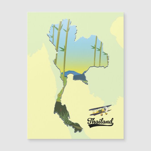 Thailand Travel map (Front)