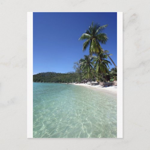 Thailand tropical island paradise beach coast postcard