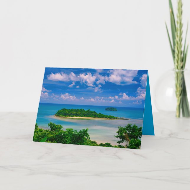 Thailand Tropical Islands Card (Front)