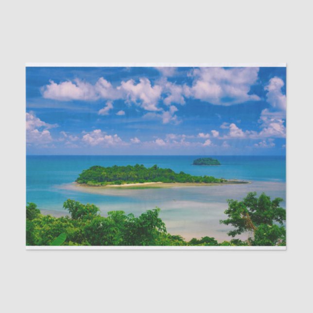 Thailand Tropical Islands Tissue Paper (Front)