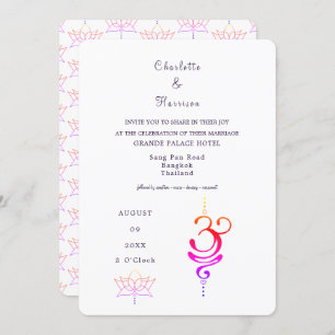 Thailand Wedding Destination Invitation