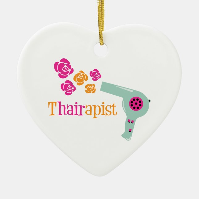 Thairapist Ceramic Ornament (Front)