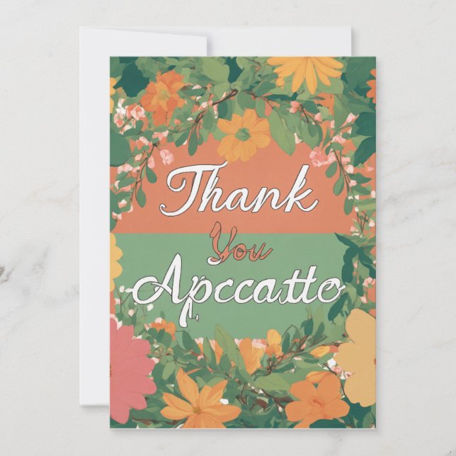 THAK YOU CARD (Front)