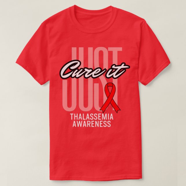 Thalassemia awareness T-Shirt (Design Front)