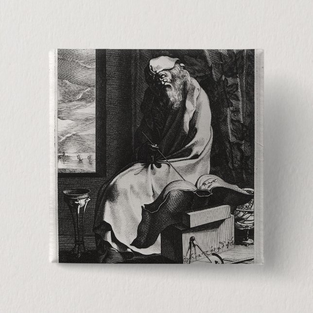 Thales of Miletus Pinback Button (Front)