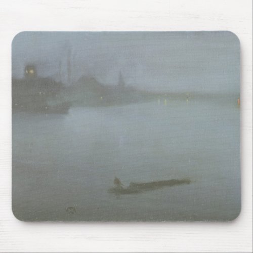 Thames _ Nocturne in Blue and Silver c18728 oi Mouse Pad