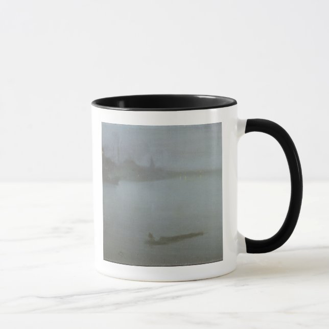 Thames - Nocturne in Blue and Silver, c.1872/8 (oi Mug (Right)