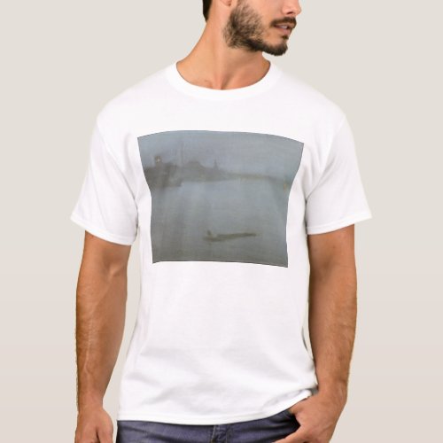 Thames _ Nocturne in Blue and Silver c18728 oi T_Shirt