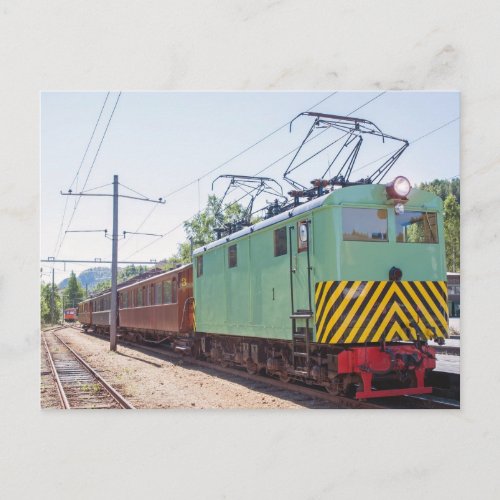 Thamshavnbanen Locomotive no 1 at Lkken Postcard