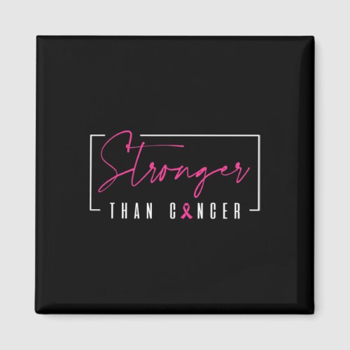 Than Breast Cancer Warrior Pink Ribbon  Magnet