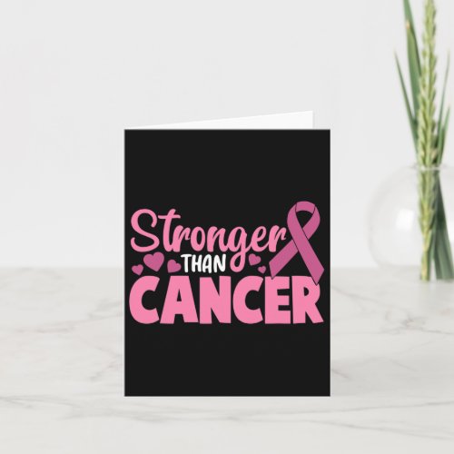 Than Cancer Breast Cancer Awareness  Card