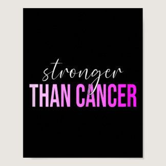 Than Cancer Breast Cancer Awareness  Poster