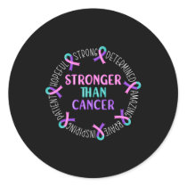 Than Cancer Thyroid Cancer  Classic Round Sticker