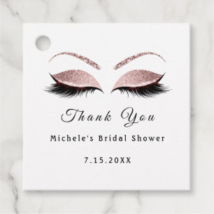 Than You Name Bridal Sweet 16th Birthday Party Ros Favor Tags