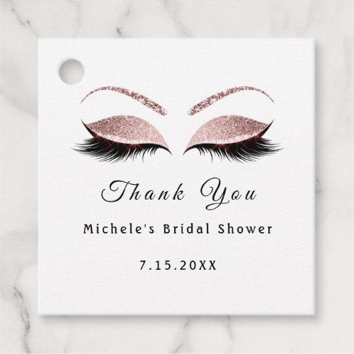 Than You Name Bridal Sweet 16th Birthday Party Ros Favor Tags