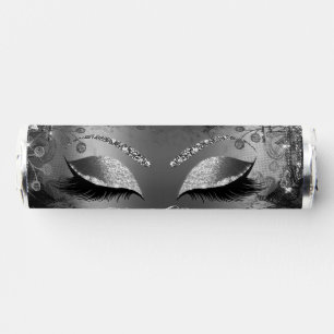 Than You Name Drips Glitter Floral Eyelash Silver Breath Savers® Mints