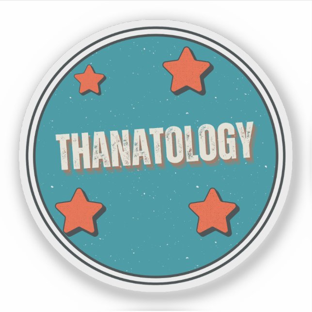 Thanatology Sticker (Front)