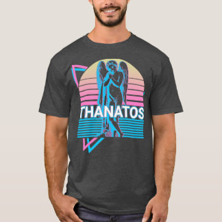 Thanatos Greek God Ancient Greek Mythology Retro T-Shirt