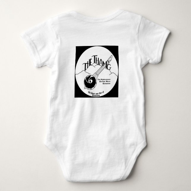 Thang one piece baby baby bodysuit (Back)