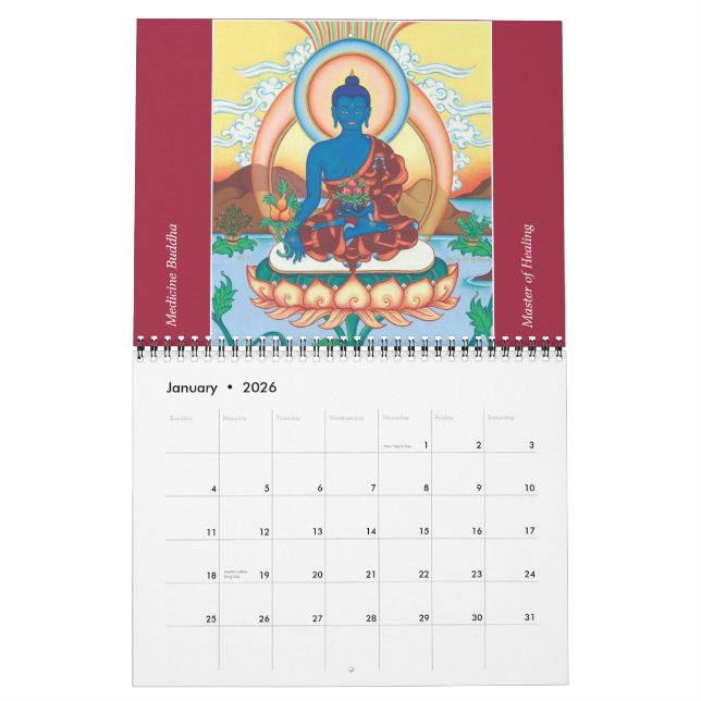 Thangka Art Calendar 2013 (Jan 2026)