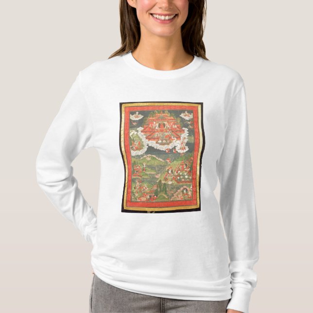 Thangka of the Paradise of Amitabha T-Shirt (Front)