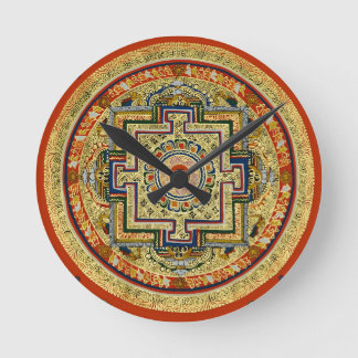 Thangka Round Clock
