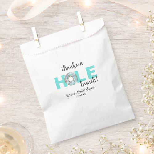 Thank a Hole Bunch  Donut Party Favor Bags