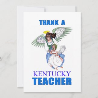 Thank a Kentucky Teacher Angel card