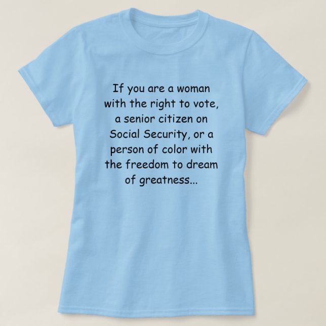 Thank a Liberal T-Shirt (Design Front)