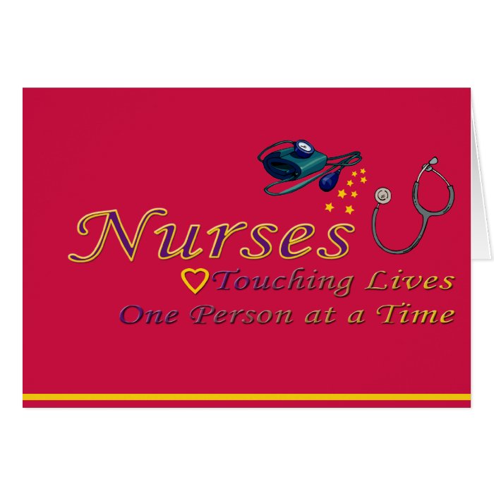 Thank a Nurse Greeting Cards