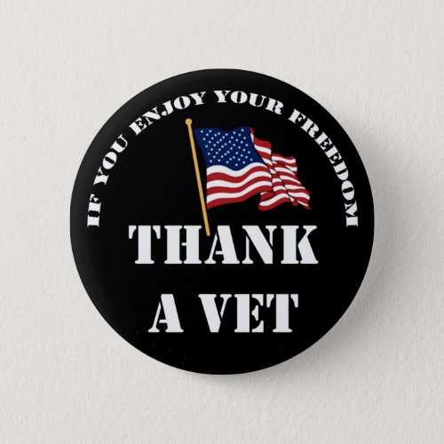 Thank A Vet Veterans Day Button