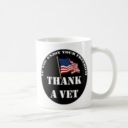 Thank A Vet Veterans Day Coffee Mug