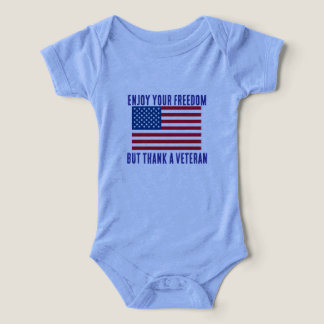 thank a veteran infant t-shirt