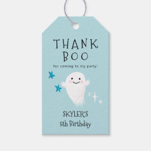 Thank Boo   Halloween Boy Birthday Party  Gift Tags