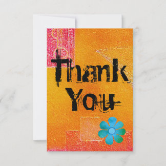 Thank flower you card