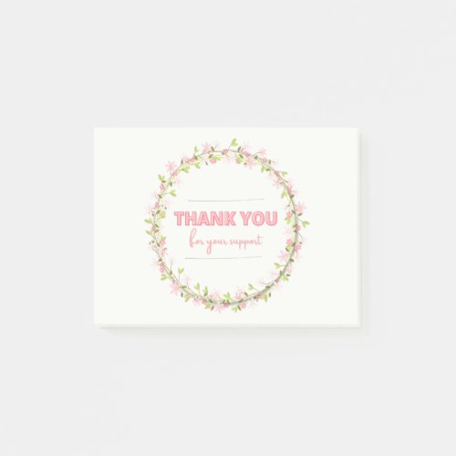 THANK FOR YOU SUPPORT POST_IT NOTES