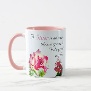 Thank God for Sisters Personalized Mug
