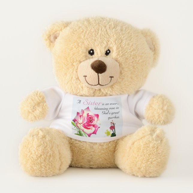Thank God for Sisters  Teddy Bear (Front)