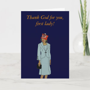 Thank God for you Letterpress Thank You Card