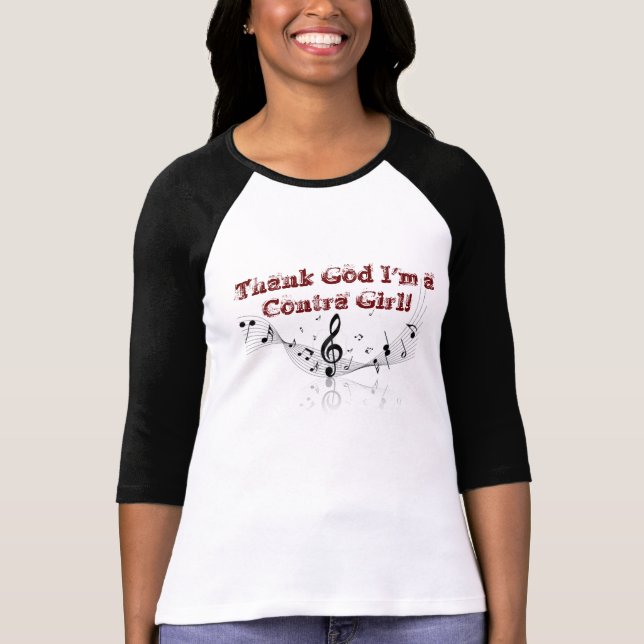Thank God I'm a Contra Girl! T-Shirt (Front)