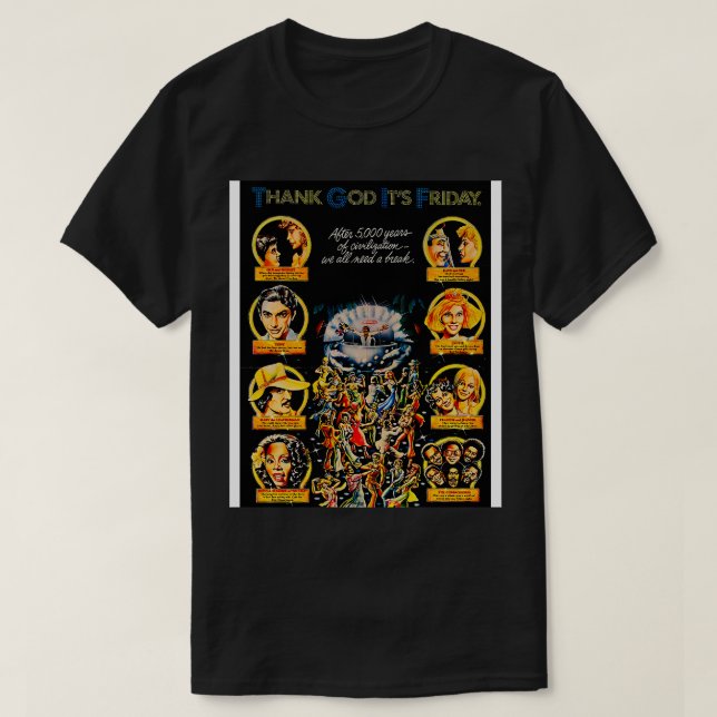 Thank God Its Friday 1978 T-Shirt (Design Front)