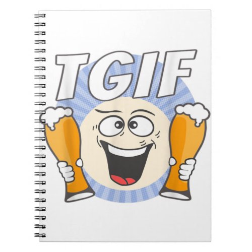 Thank God its Friday TGIF Weekend Tee Men Women Notebook