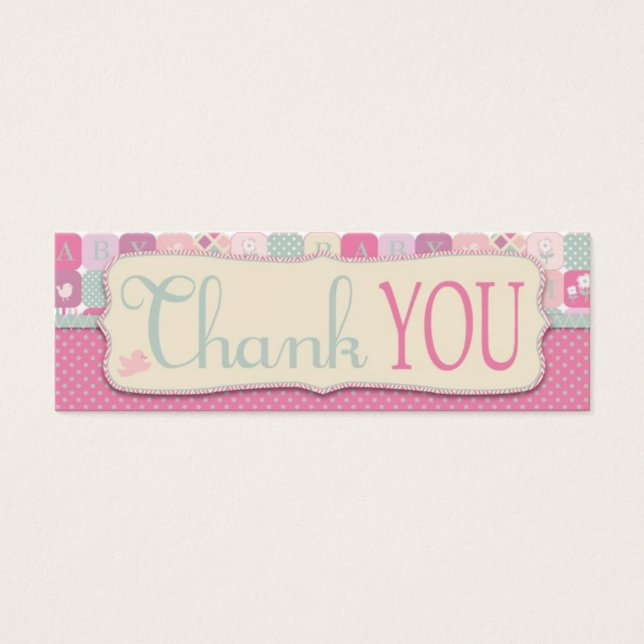 Thank Heaven Girls TY Skinny Gift Tag (Front)