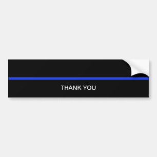 Thank Law Enforcement Bumper Sticker
