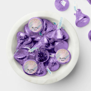 Thank Name Purple Rose Sweet 16th Bridal Unicorn Hershey®'s Kisses®
