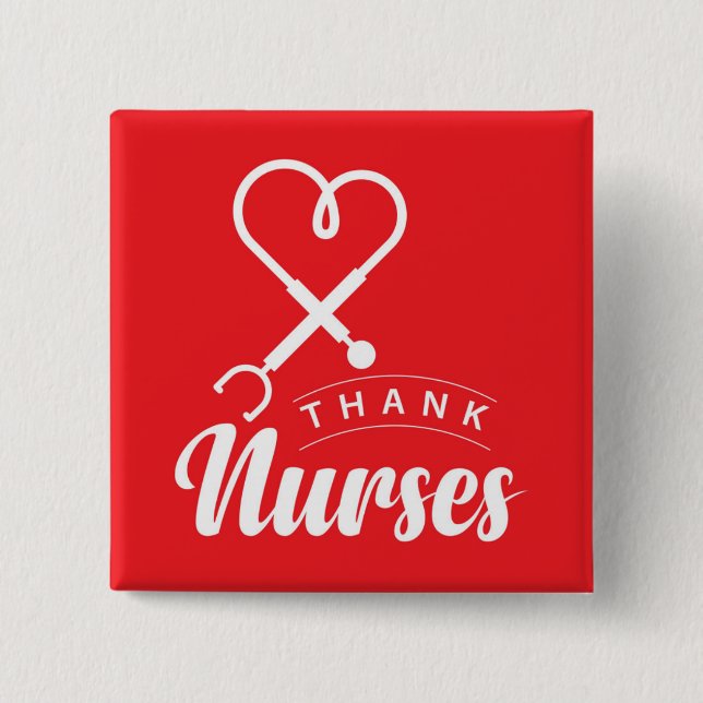 Thank Nurses Button (Front)