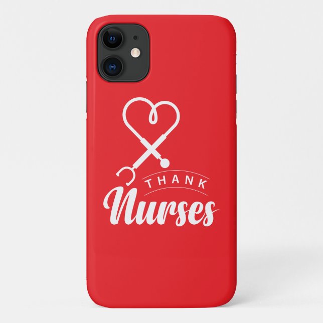 Thank Nurses Case-Mate iPhone Case (Back)