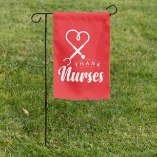 Thank Nurses Garden Flag
